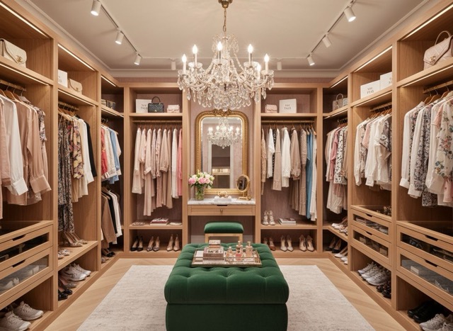 Boutique closet design